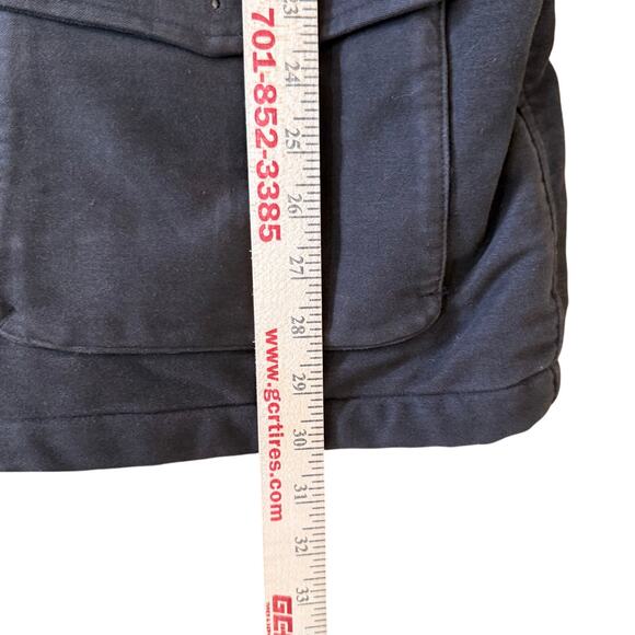 Eddie Bauer Jacket Coat Womens Cotton Large Brown Barn Shacket Polartec Lined - Picture 7 of 9